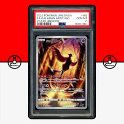 Pokemon PSA 10 Galarian Articuno Holo s12a 182/172 AR VSTAR Universe Japanese - Image 1