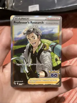 Professor's Research Willow 078/078 Holo Full Art Pokemon Go TCG - Image 1