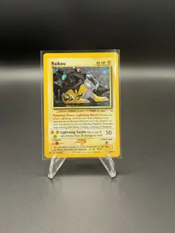 Raikou Neo Revelation LP Double Holo Error 13/64 Pokemon TCG - Image 1