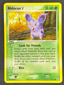 Pokemon Nidoran F 70/112 RG FireRed & LeafGreen LP/NM - Image 1