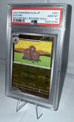 2023 Pokemon 151 JP #051 Dugtrio - Master Ball Rev Holo (PSA 10 GEM MINT) - Image 5