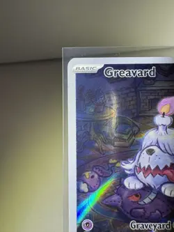 Pokemon TCG Scarlet & Violet Base Set Holo Illustration Rare Greavard 214/198 - Image 2