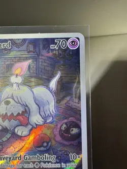 Pokemon TCG Scarlet & Violet Base Set Holo Illustration Rare Greavard 214/198 - Image 3