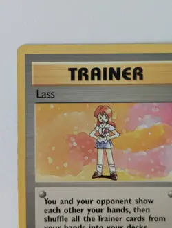 Pokemon Card WOTC Lass 75/102 Base Non-holo Rare Unlimited 1999 - MP - Image 3