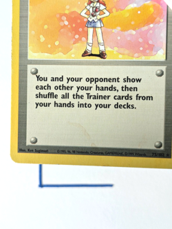 Pokemon Card WOTC Lass 75/102 Base Non-holo Rare Unlimited 1999 - MP - Image 4