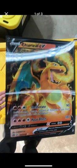 Pokemon Brilliant Stars Charizard V Arceus V 17x24 3D Lenticular & PROMO POSTER - Image 1