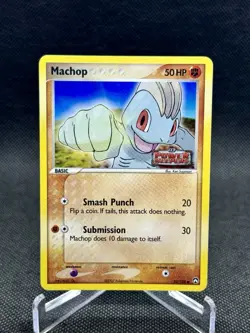 Pokemon TCG Machop 53/108 Power Keepers Reverse Holo Near Mint Free Shipping - Image 1