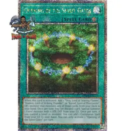Yugioh! 1x Opening of the Spirit Gates MP24-EN019 Quarter Century Secret Rare NM - Image 1