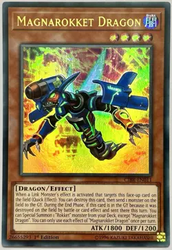 CIBR-EN011 Magnarokket Dragon - Ultra Rare 1st Edition Near Mint YuGiOh Card - Image 1