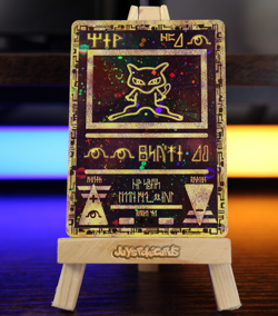 Pokemon TCG Ancient Mew Movie Promo Card WOTC 1999/2000 Holo - MP W SWIRL - Image 1