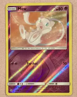 Mew | 32/68 | Hidden Fates | Reverse Holo | Pokemon Card TCG | NM - Image 1