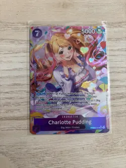 Charlotte Pudding PRB02-010 Alt Art AA SR English One Piece Card Game TCG - Image 1