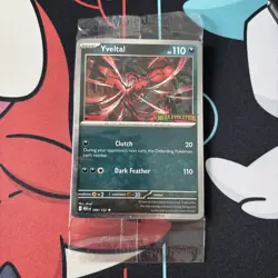 Pokemon TCG Yveltal 088/132 Stamped Mega Evolutions Promo Card Sealed - Image 1