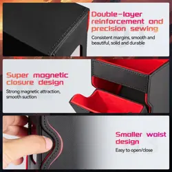 MTG Deck Box for Commander Display, on Top with Dice Storage, Trading Card Stora - Image 4