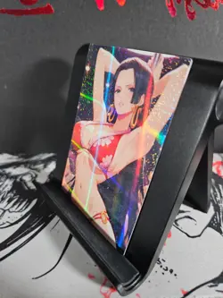 Boa Hancock One Piece Art Card Holo Glitter Anime Sexy Waifu CCG - Image 2