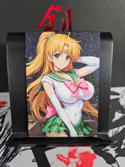Asia Argento High School DxD Art Card Glitter Anime Sexy Waifu CCG Sailor Moon - Image 1