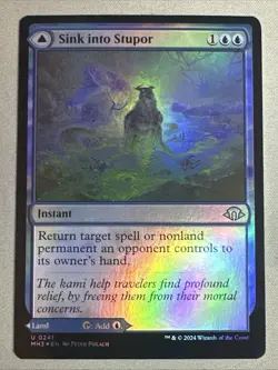 MTG / Sink into Stupor / MH3 / #0241 / FOIL / Uncommon / NM - Image 1
