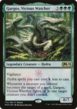 Gargos, Vicious Watcher FOIL LP #172 Media Promo MTG - Image 1