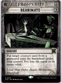 Reanimate Outlaws of Thunder Junction: Breaking News Regular - Image 1