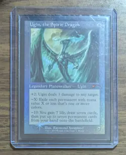 MTG Ugin, the Spirit Dragon Retro Frame Foil from Secret Lair Drop NM - Image 2