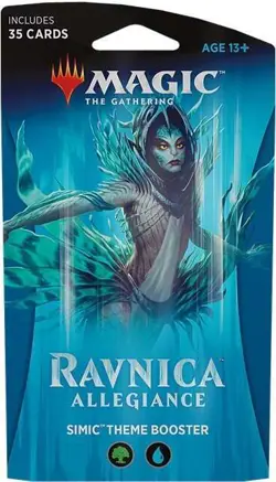 Ravnica Allegiance Simic Themed Booster (ENGLISH) BRAND NEW MAGIC MTG ABUGames - Image 1