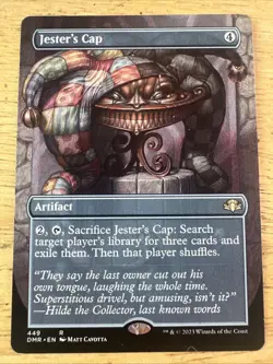 Jester's Cap Borderless Regular - Dominaria Remastered MTG-NM - Image 1
