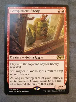 MTG Conspicuous Snoop Core Set 2021 Regular 139/274 - Image 1