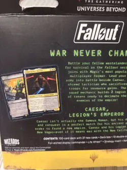 MTG Magic Hail Caesar Fallout Commander Deck Factory Sealed SeePics - Image 3