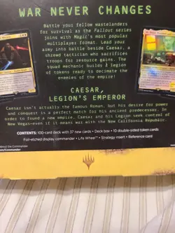 MTG Magic Hail Caesar Fallout Commander Deck Factory Sealed SeePics - Image 5