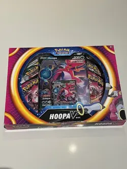 Pokemon TCG Hoopa V Box New Factory Sealed Fusion Strike Evolving Skies - Image 1