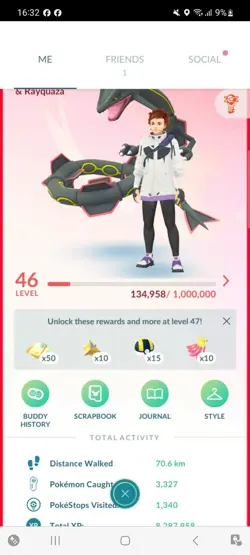 Pokemon Go (Stage 46) Shiny Legendary Rayquaza ( 14 Shinys ) - Image 1