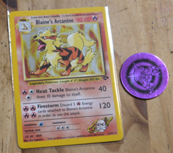 POKEMON Blaine Gym Challenge Theme Deck, including Blaine's Arcanine (rare) - Image 3