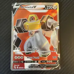 Pokemon Tcg Melmetal V - 075/078 Ultra Rare Full Art V Pokemon Go - Image 1