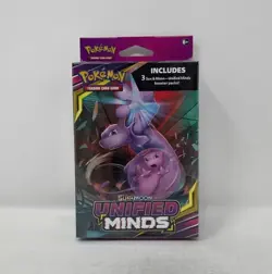 Pokemon Sun & Moon Unified Minds Hanger Box | 3 Booster Packs Inside! Sealed New - Image 1