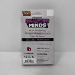 Pokemon Sun & Moon Unified Minds Hanger Box | 3 Booster Packs Inside! Sealed New - Image 2