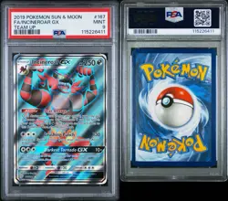 Pokemon Incineroar GX 167/181 Full Art SM Team Up PSA 9 MINT - Image 3
