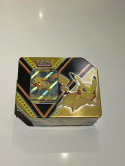 Pokemon TCG: V Powers Tin PIKACHU NEW Factory Sealed Tin 5 booster packs - Image 1