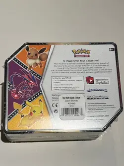 Pokemon TCG: V Powers Tin PIKACHU NEW Factory Sealed Tin 5 booster packs - Image 2