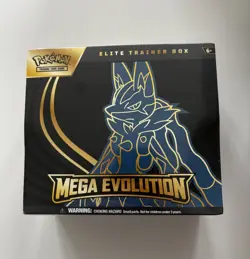 Pokemon TCG Mega Evolutions Lucario Elite Trainer Box ETB New Sealed - Image 1