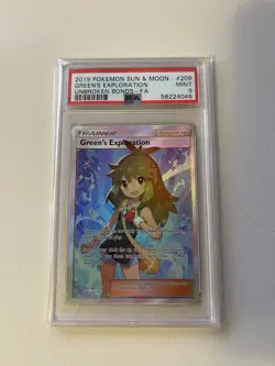 Pokemon TCG Greens Exploration PSA 9 Unbroken Bonds 209/214 Full art 2019 - Image 1