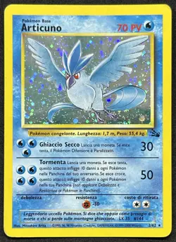 POKEMON~ARTICUNO~2/62~FOSSIL~ITA~LP- - Image 1
