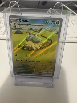 Pokemon Grotle Holo Rare Illustration Temporal Forces 164/162 Mint Condition NM - Image 1