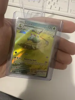 Pokemon Grotle Holo Rare Illustration Temporal Forces 164/162 Mint Condition NM - Image 3
