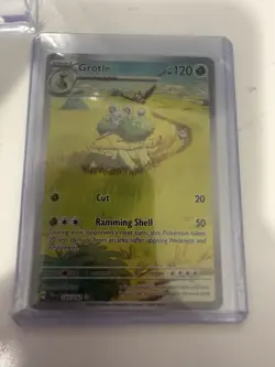 Pokemon Grotle Holo Rare Illustration Temporal Forces 164/162 Mint Condition NM - Image 5