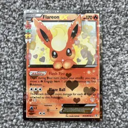Pokemon TCG Flareon EX RC6/RC32 Generations - Image 1