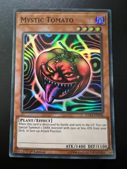 Mystic Tomato DASA-EN046 Super Rare 1st Edition Near Mint Yugioh - Image 1