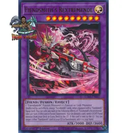 Yugioh! 1x Fiendsmith's Rextremende SUDA-EN037 Ultra Rare 1st Ed NM - Image 1
