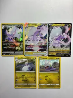 Goodra Pokemon Card Lot - Goodra IR, V Star, V, Sliggoo, Goomy - NM/LP Gift Set - Image 1