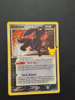UMBREON GOLD STAR 17/17 - POKEMON CELEBRATIONS PERFECT CONDITION CLEAN CARD - Image 2