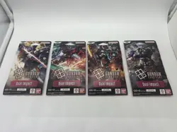 GUNDAM CARD GAME Dual Impact Sleeved Booster Packs x 4 Sealed - GD02 English NEW - Image 1